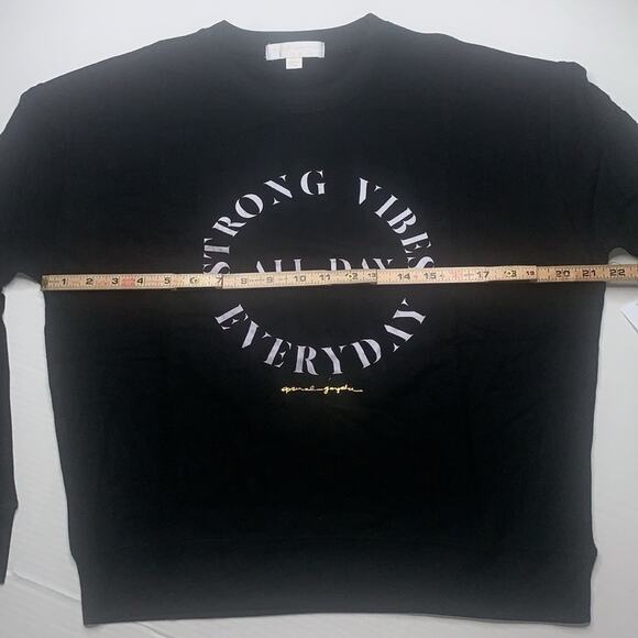 SPIRITUAL GANGSTER Strong Vibes Sweatshirt. Black. Medium - Picture 4 of 10